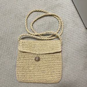 J Jill woven crossbody bag NWT
